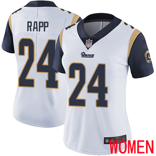 Los Angeles Rams Limited White Women Taylor Rapp Road Jersey NFL Football #24 Vapor Untouchable